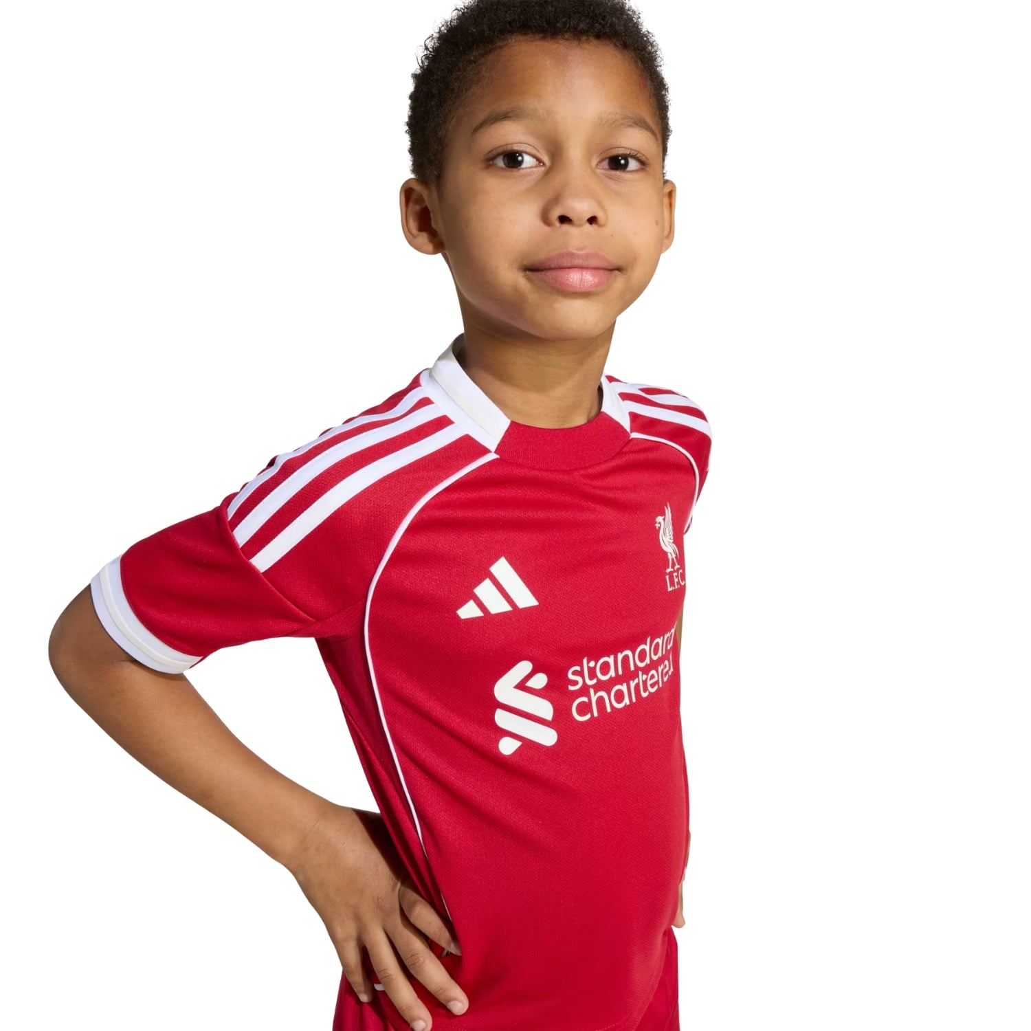 adidas Liverpool FC 25/26 Kid's Home Mini Kit