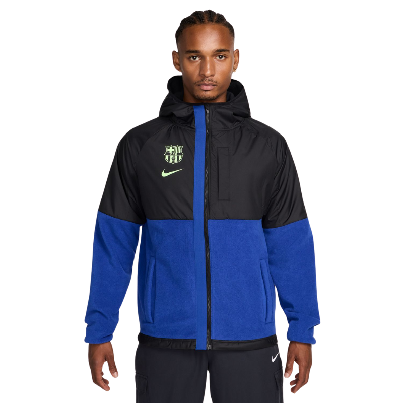 Nike FC Barcelona Men's Winterized AWF Third Jacket – Soccer Maxx Nike FC Barcelona Men's Winterized AWF Third Jacket – Soccer Maxx