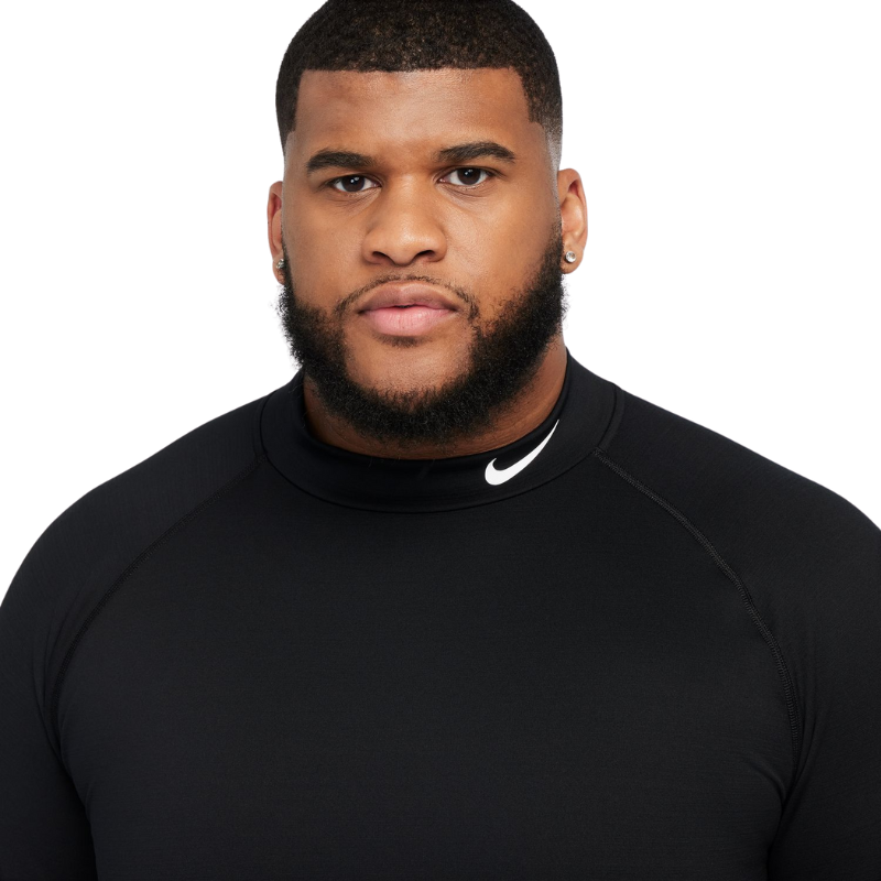 NikePro Men's Top Warm Long-Sleeve Mock Top