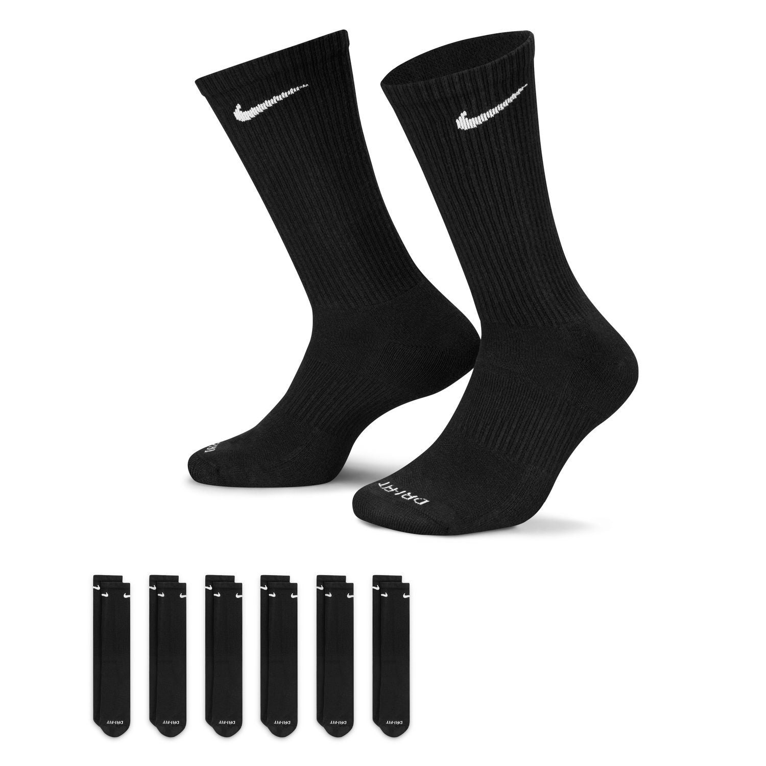 Nike Everyday Plus Cushioned Crew Sock (6 pairs)