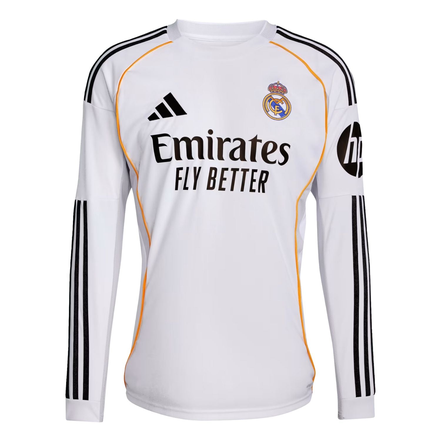 adidas Real Madrid CF 25/26 Men's Home Long-Sleeve Jersey – Soccer