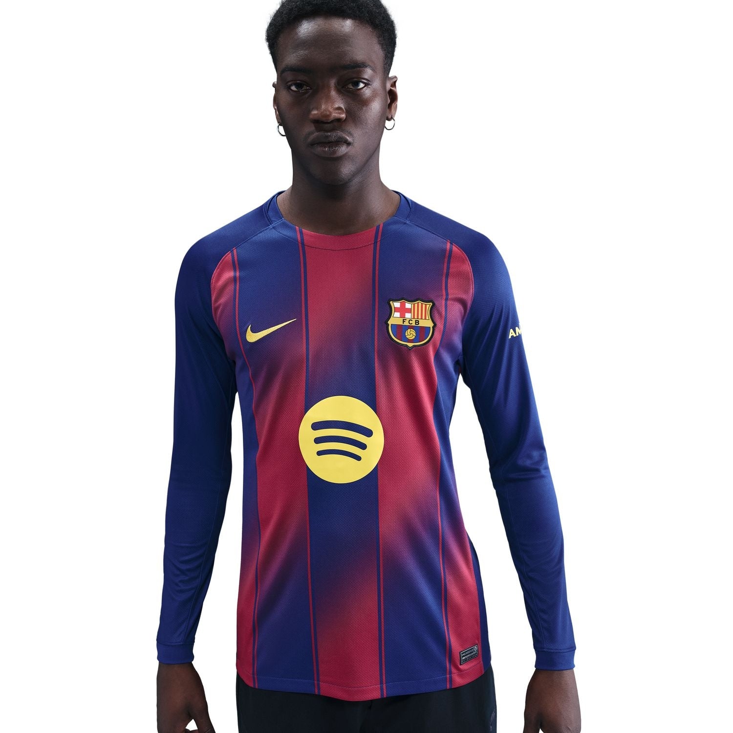 Nike FC Barcelona 25/26 Men's Stadium Home Long-Sleeve Jersey