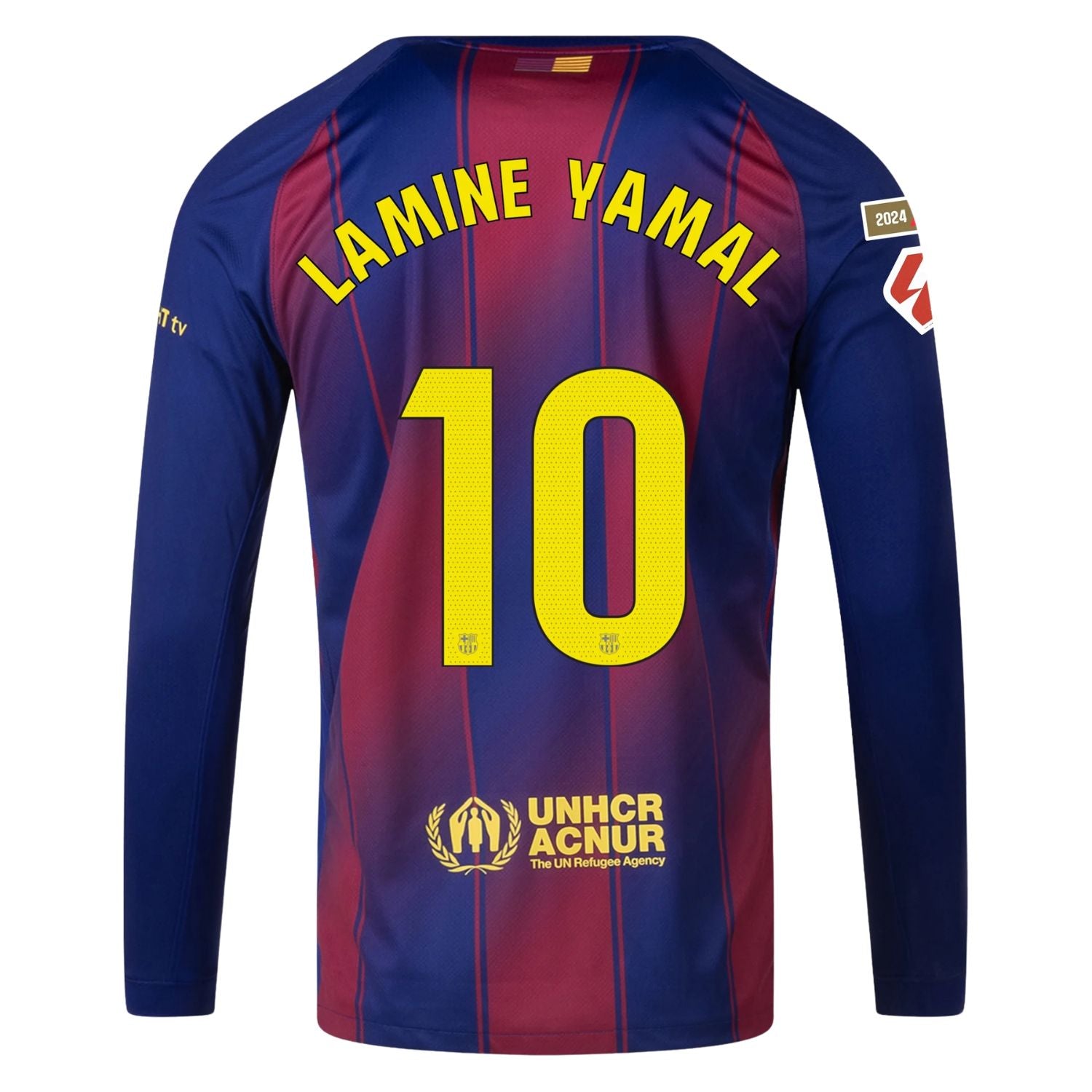 Nike FC Barcelona 25/26 Men's Stadium Home Long-Sleeve Kit