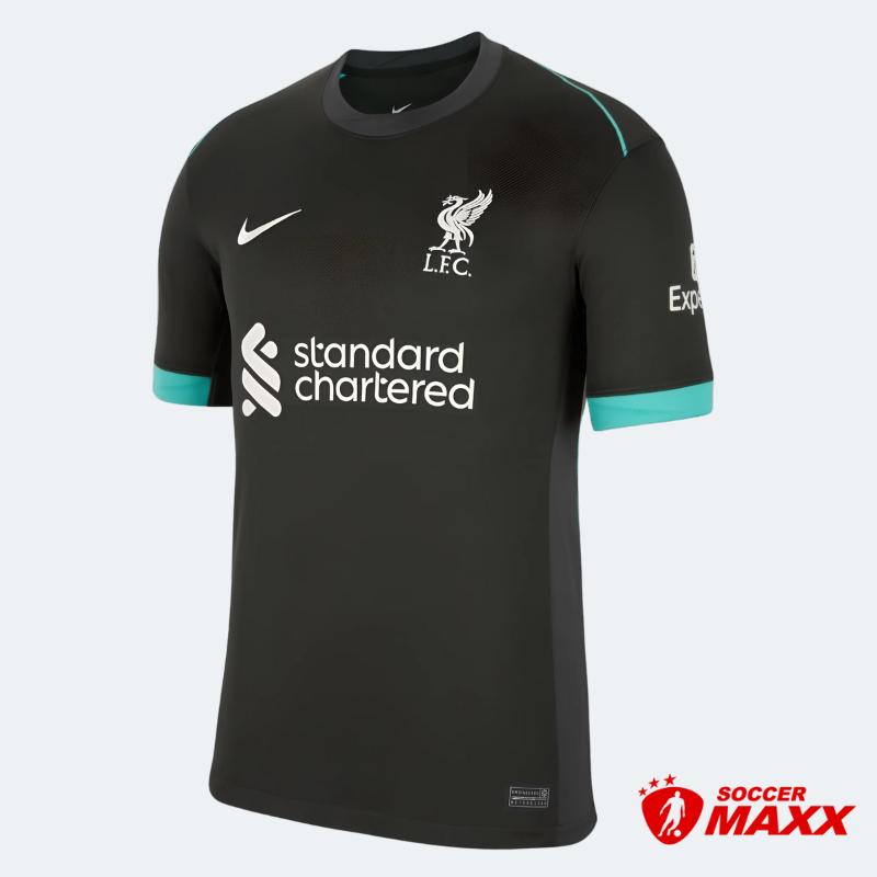 Nike Liverpool FC 24 25 Men s Stadium Away Jersey Small Night Forest Anthracite Washed Teal Sail