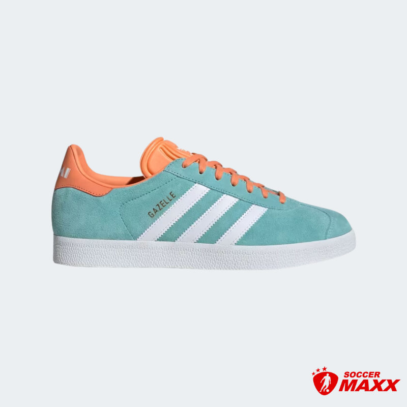 Adidas Gazelle MLS Court Shoes Easy Mint Cloud White Easy Orange M 10 11.5