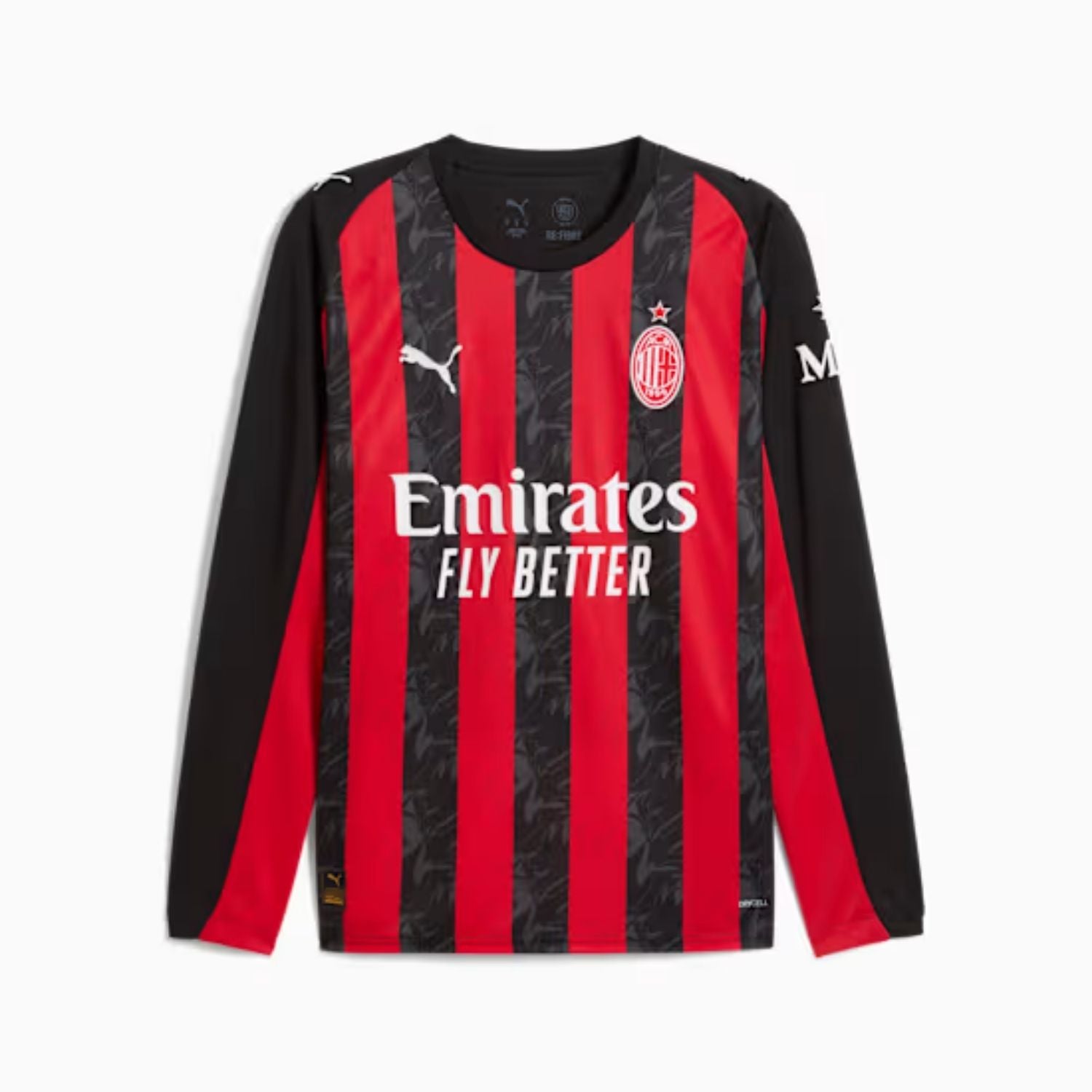 Puma AC Milan 25/26 Men's Home Replica Long-Sleeve Jersey