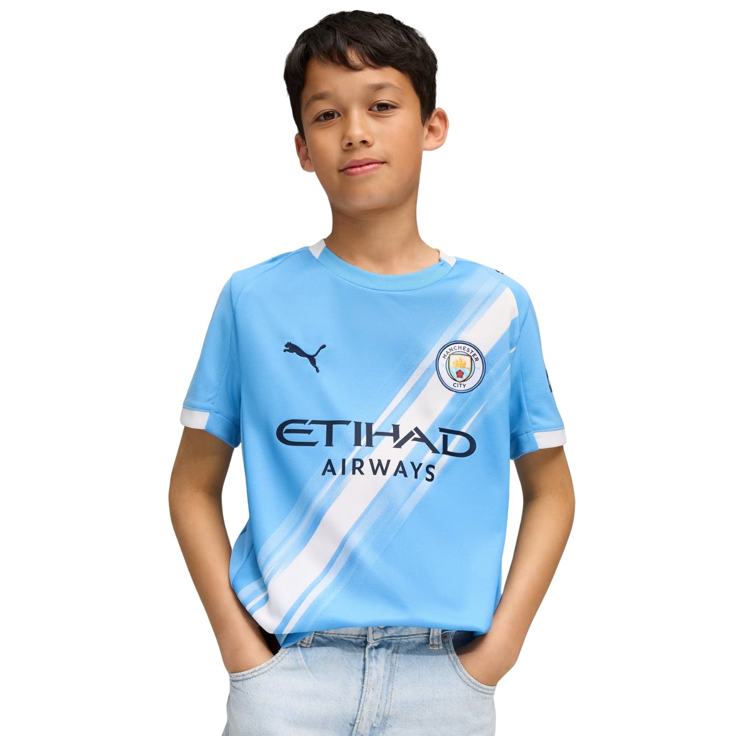 Puma Manchester City FC 25/26 Junior Home Replica Jersey