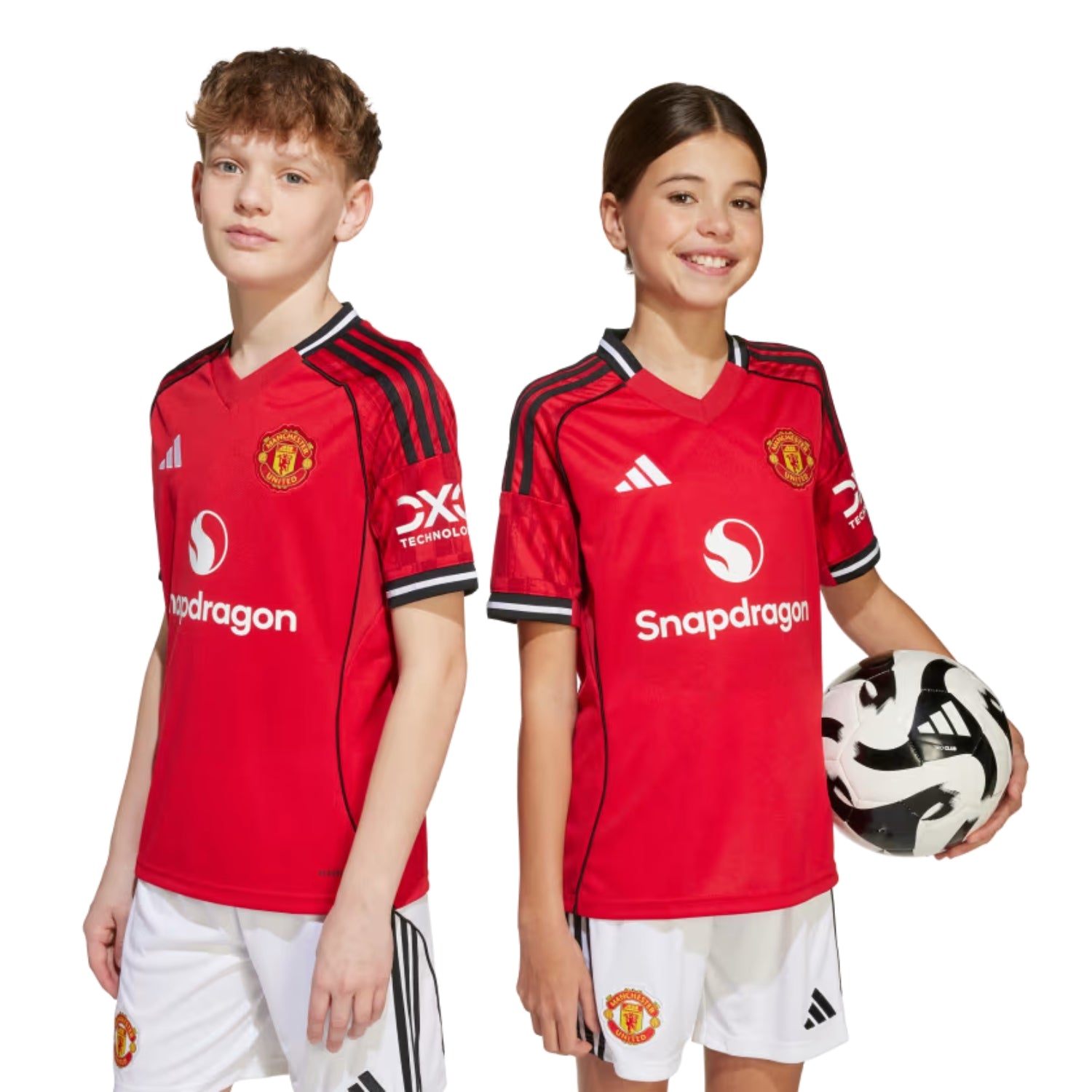 adidas Manchester United FC 25/26 Youth Home Jersey