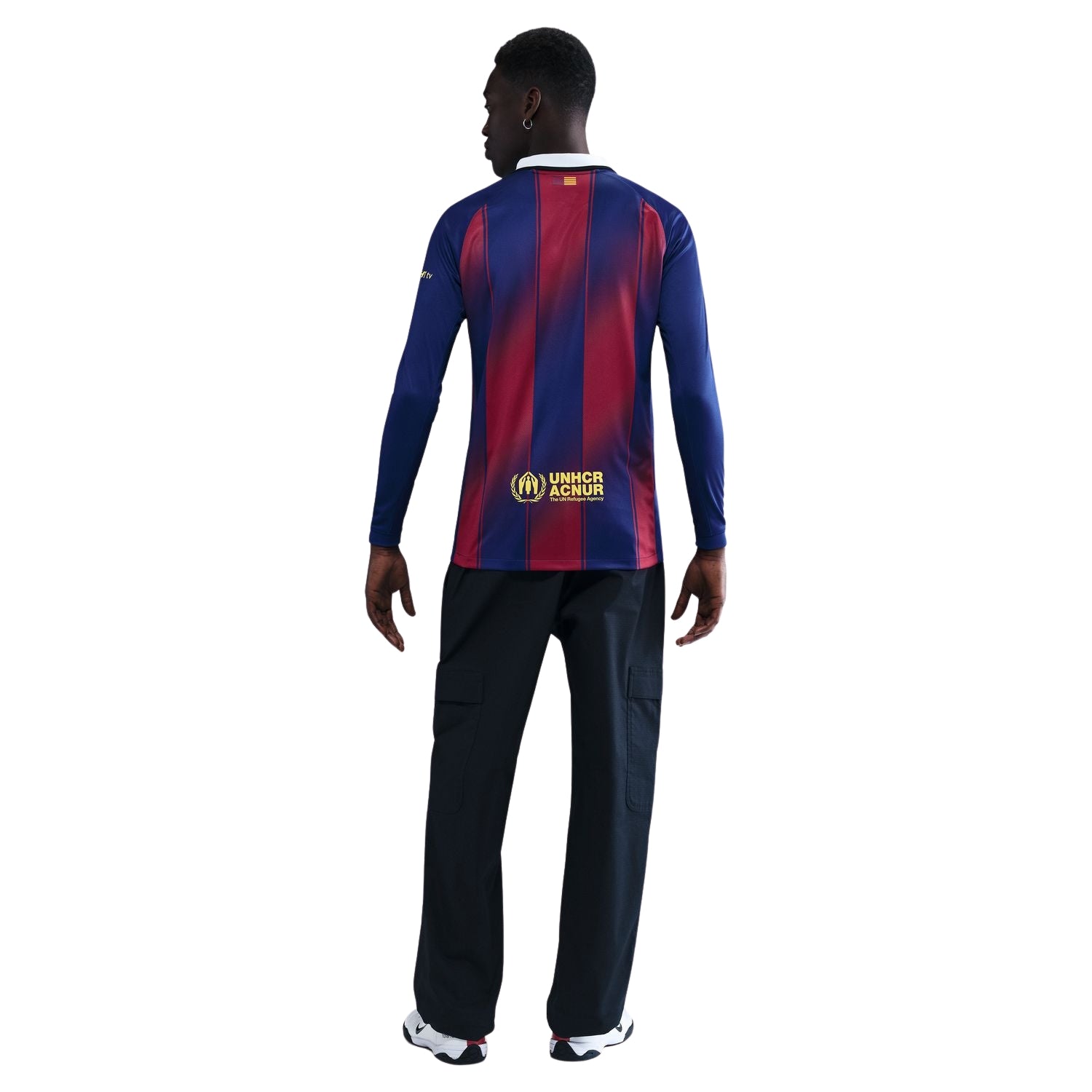 Nike FC Barcelona 25/26 Men's Stadium Home Long-Sleeve Jersey