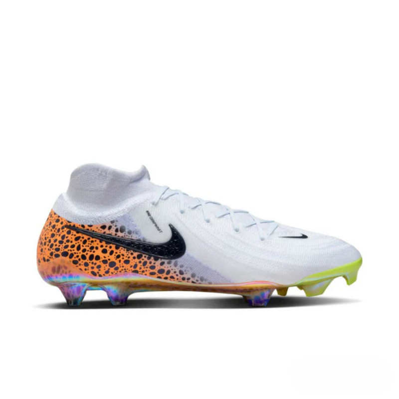 Nike Phantom Luna 2 Elite Electric FG High Top Soccer Cleats White 8