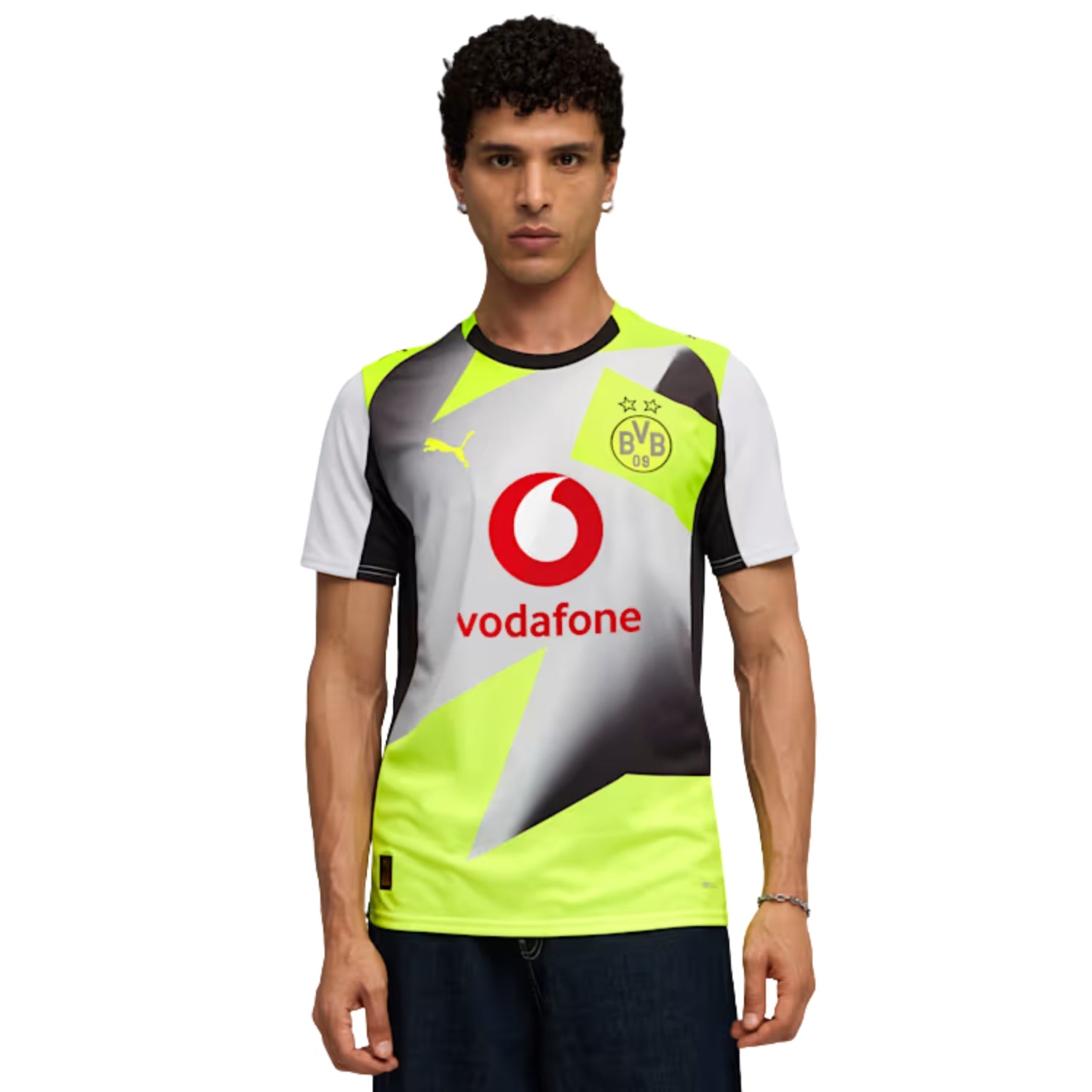Puma BVB Borussia Dortmund 25/26 Men's Away Replica Jeresy