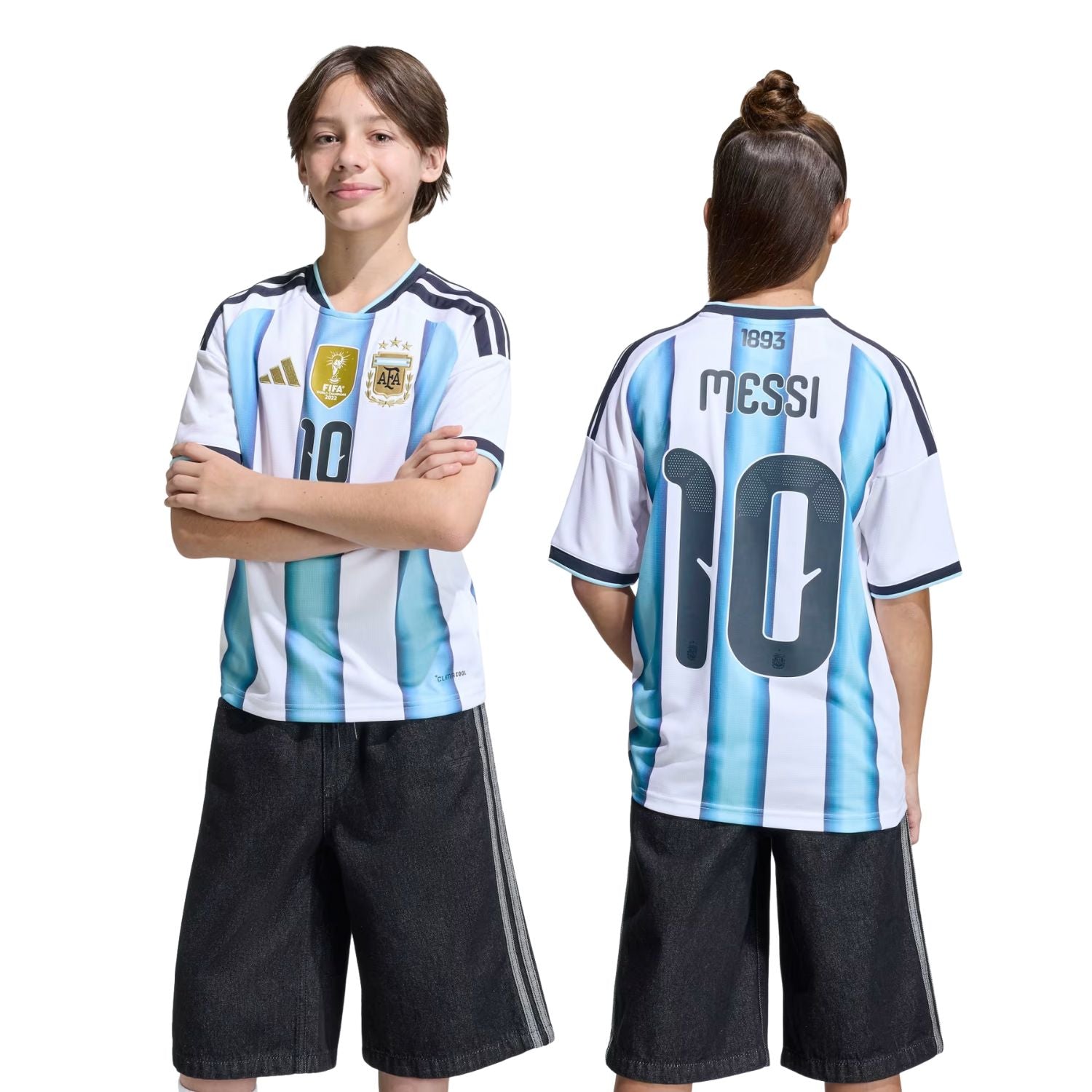adidas AFA Argentina WC '26 "Lionel Messi No. 10" Junior Replica Home Jersey