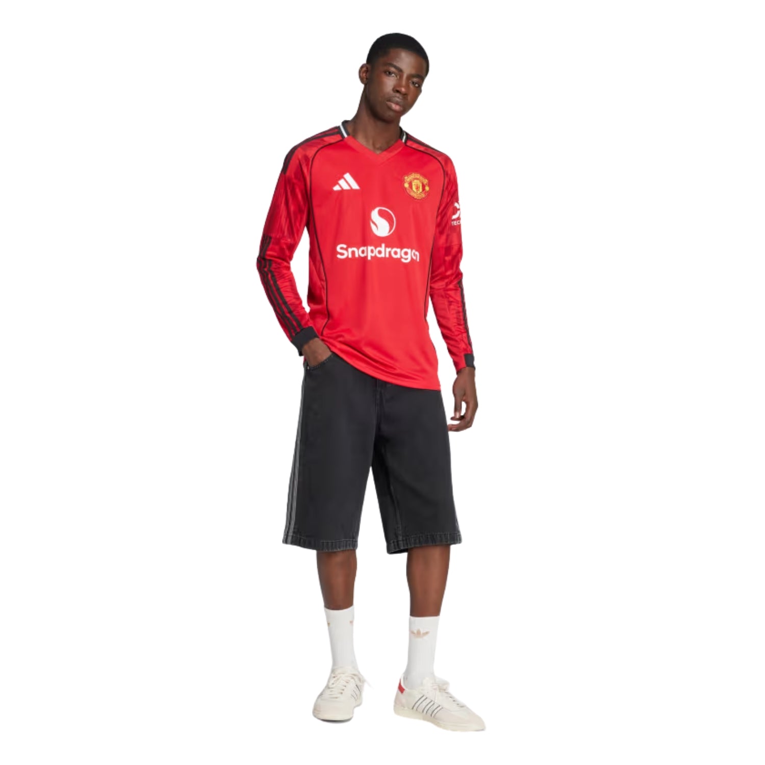 adidas Manchester United FC 25/26 Men's Home Long-Sleeve Jersey