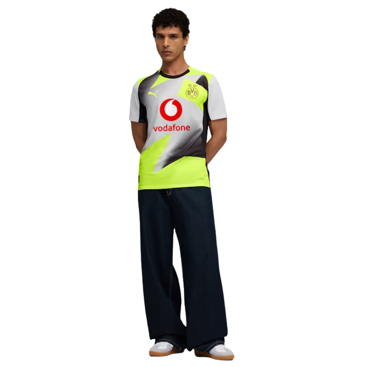 Puma BVB Borussia Dortmund 25/26 Men's Away Replica Jeresy