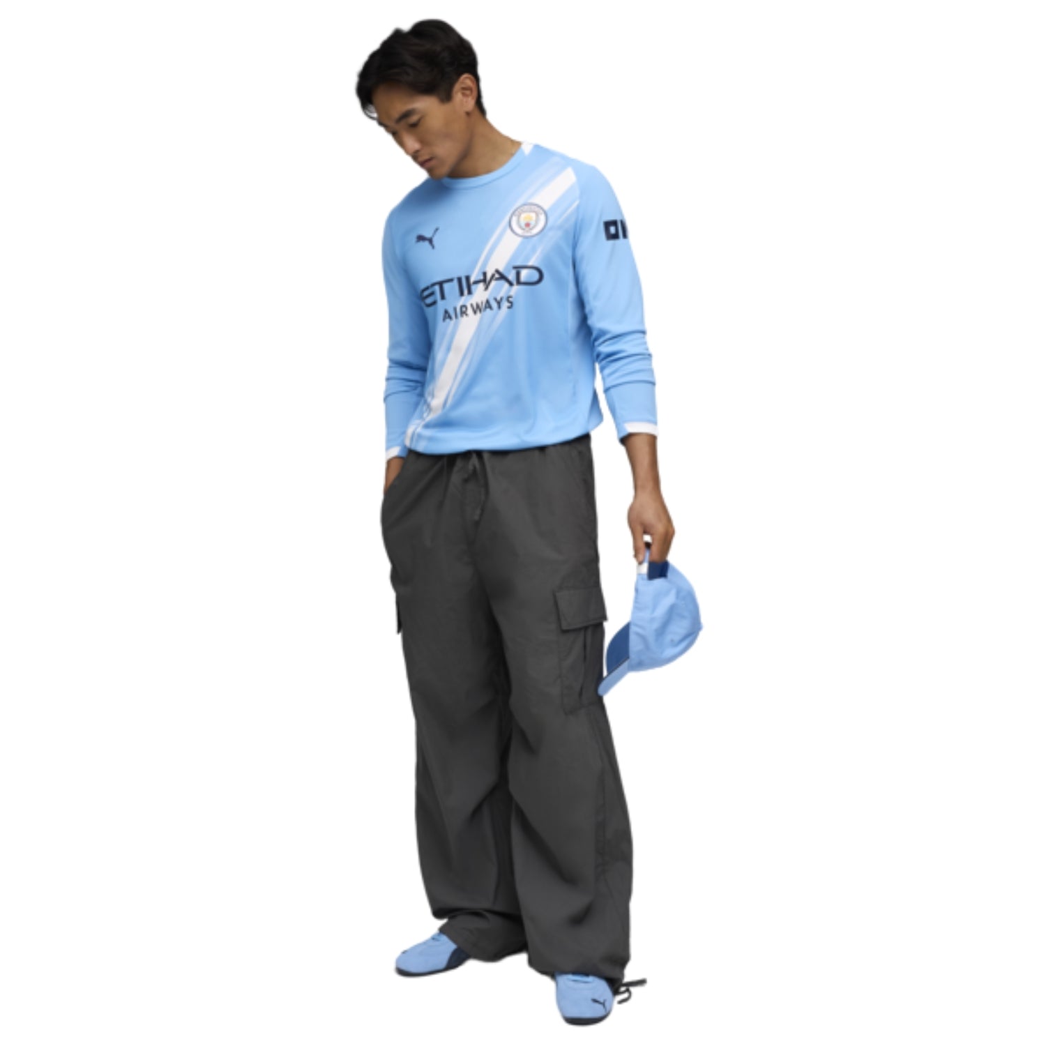 Puma Manchester City FC 25/26 Men's Home Replica Long-Sleeve Jersey
