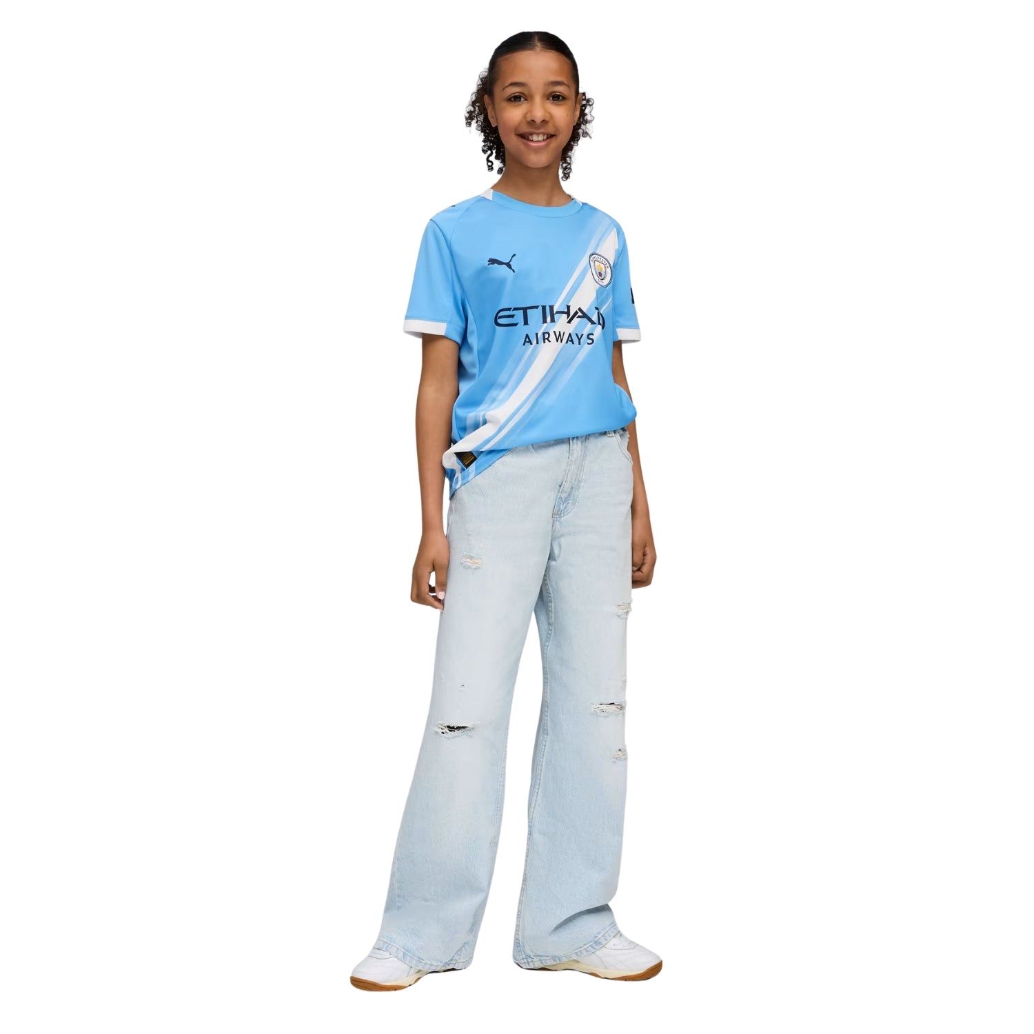 Puma Manchester City FC 25/26 Junior Home Replica Jersey