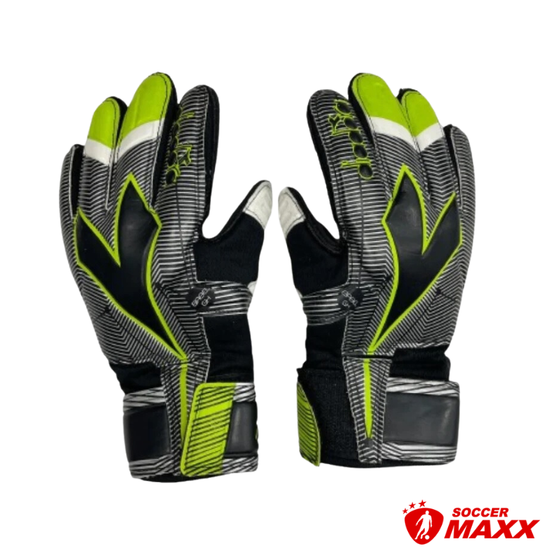 Diadora Babel Fingersave Goalkeeper Gloves 9 White Green Lime