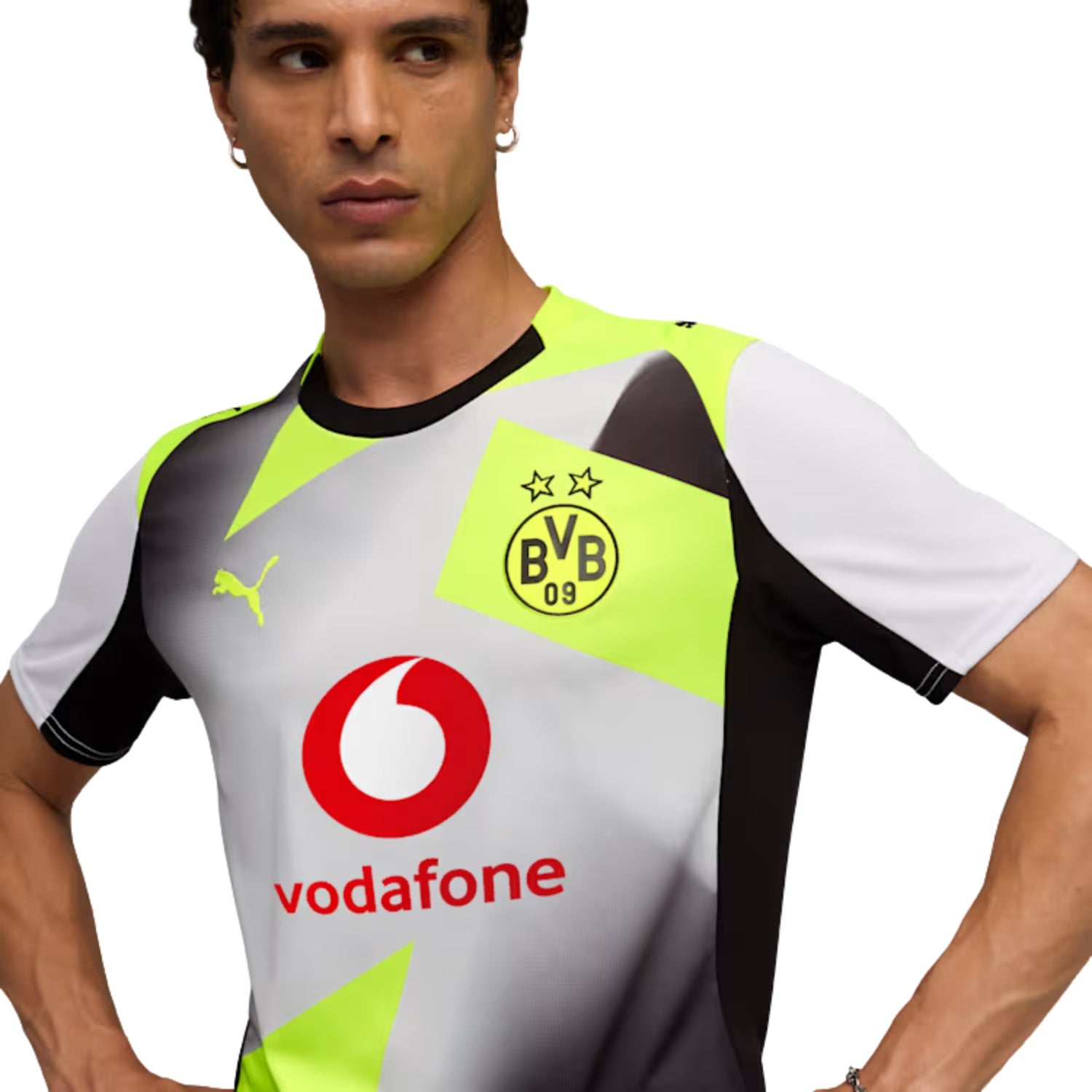 Puma BVB Borussia Dortmund 25/26 Men's Away Replica Jeresy