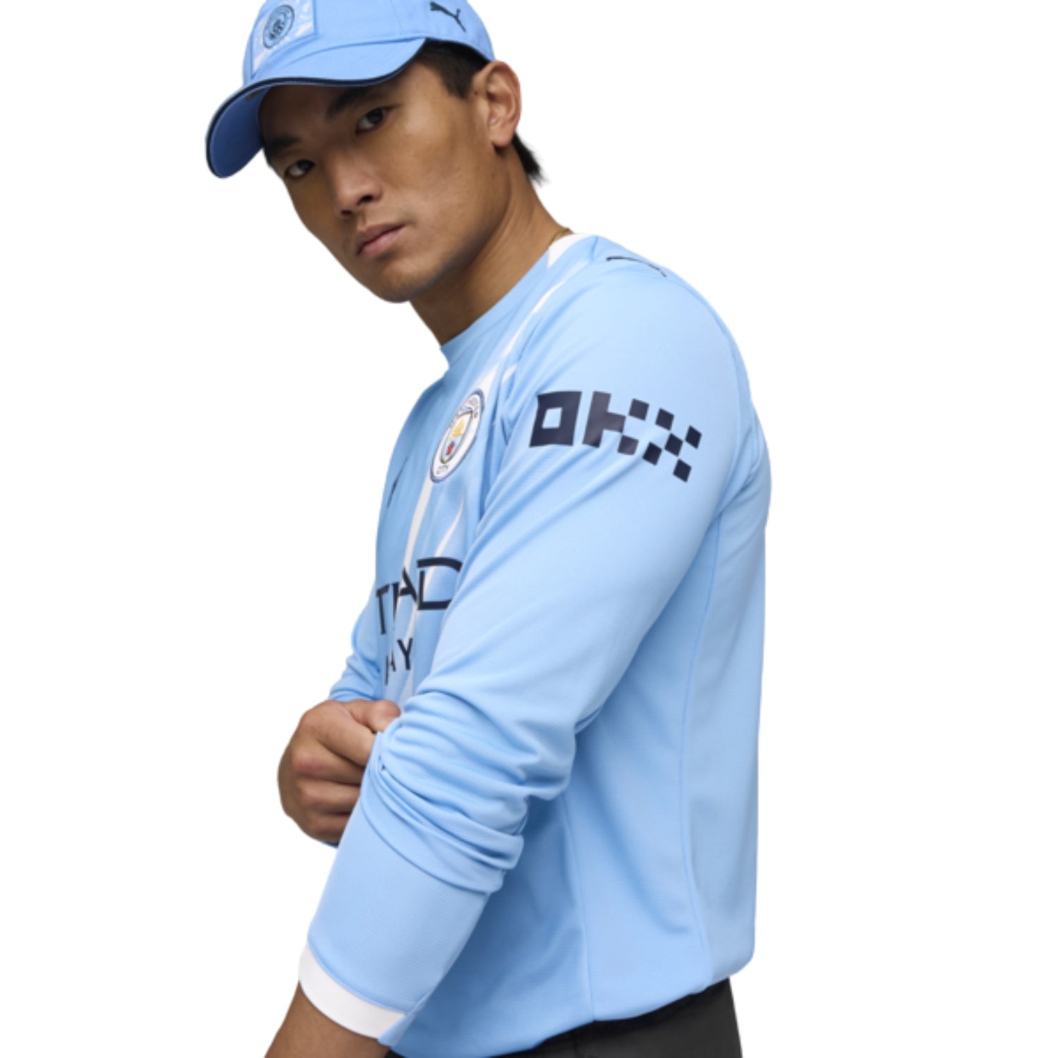 Puma Manchester City FC 25/26 Men's Home Replica Long-Sleeve Jersey
