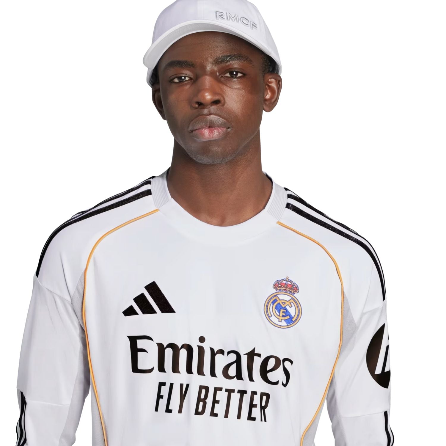 adidas Real Madrid CF 25/26 Men's Home Long-Sleeve Kit