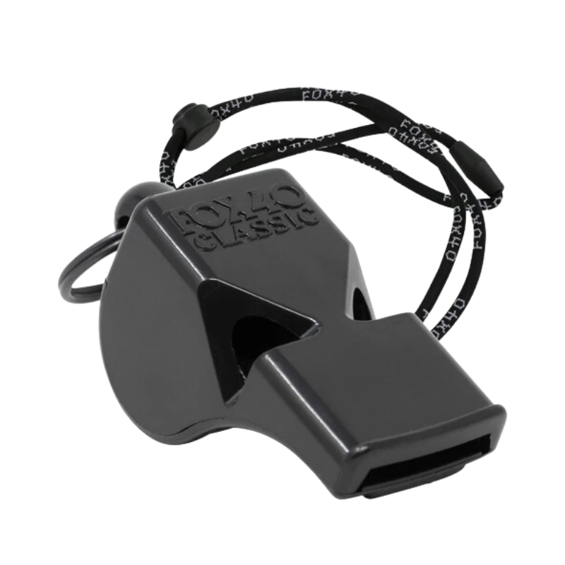 Fox 40 Classic Official w/ Lanyard - Black