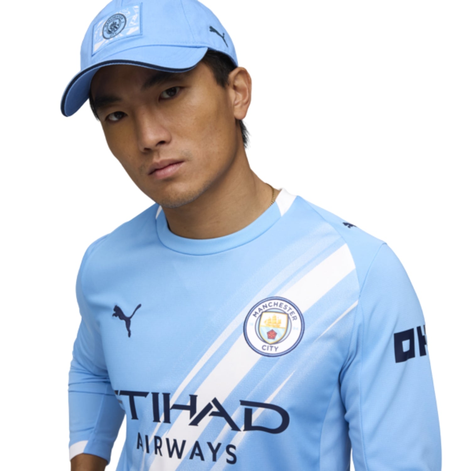 Puma Manchester City FC 25/26 Men's Home Replica Long-Sleeve Jersey
