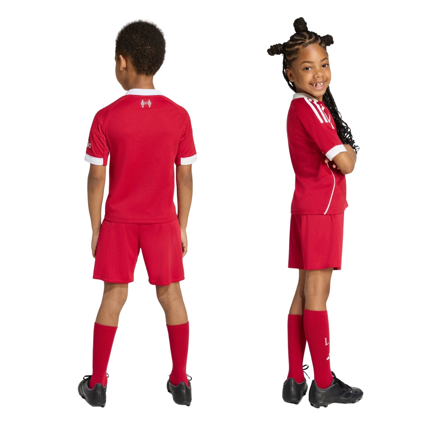adidas Liverpool FC 25/26 Kid's Home Mini Kit