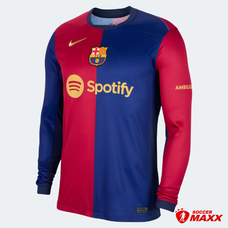 Men s home jersey 24 25 FC Barcelona Long sleeve