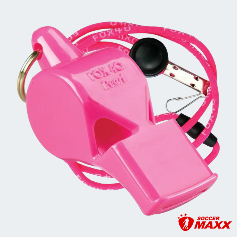 Fox 40 Pearl Whistle with Lanyard - Pink