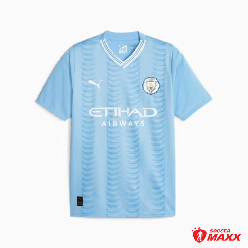  Manchester City FC Men's 2023/24 Replica Home Soccer