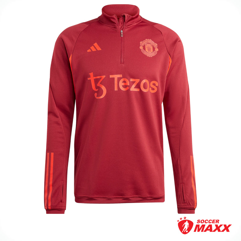 adidas Manchester United Men's 1/4-Zip Euro Training Top