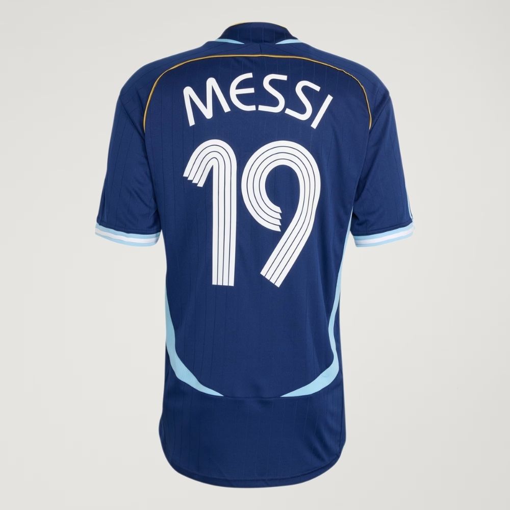 adidas AFA Argentina '06 "Lionel Messi No. 19" Men's Away Jersey