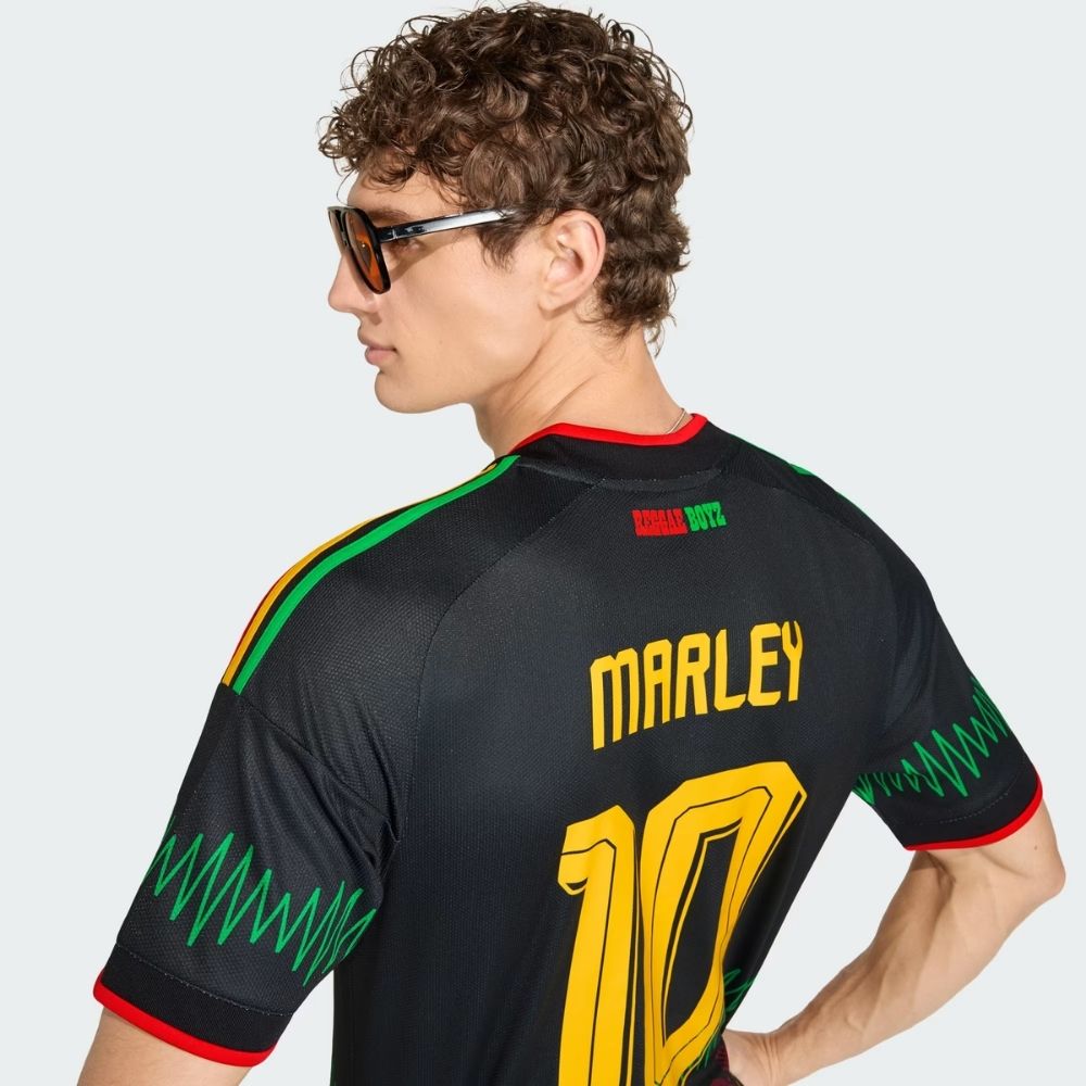 adidas JFF Jamaica WC '26 "Bob Marley No. 10" Men's Replica Away Jersey