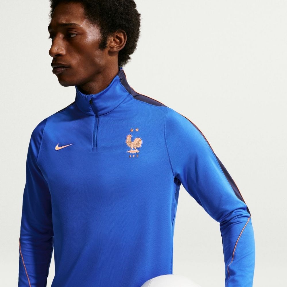 Nike FFF France Strike Men's 1/4-Zip Top