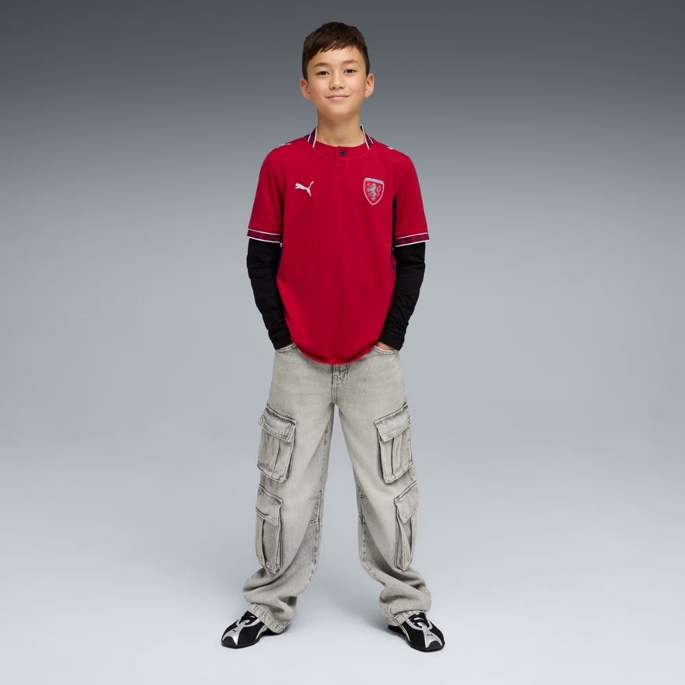 Puma FACR Czech Republic WC '26 Youth Home Replica Jersey