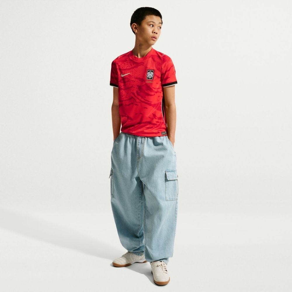 Nike KFA South Korea WC '26 Older Kids' Home Replica Jersey