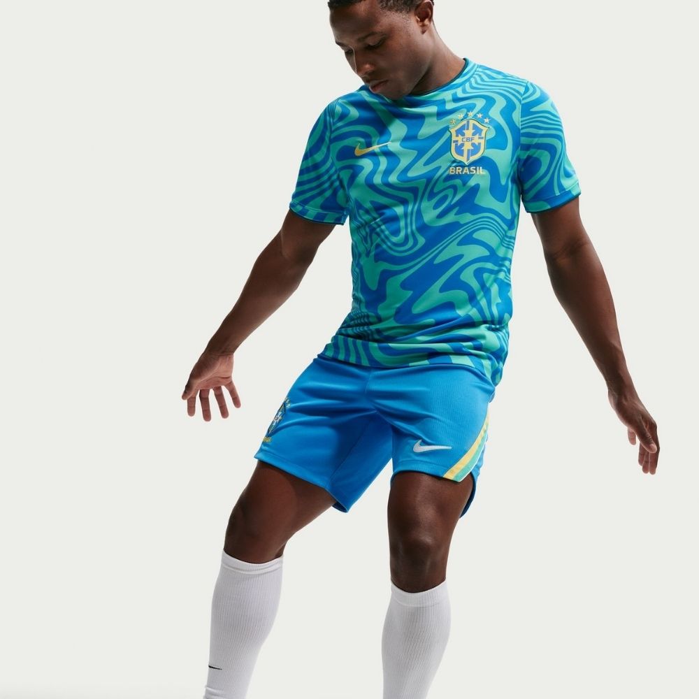 Nike CBF Brazil Academy Pro Men's Pre-Match Short-Sleeve Top