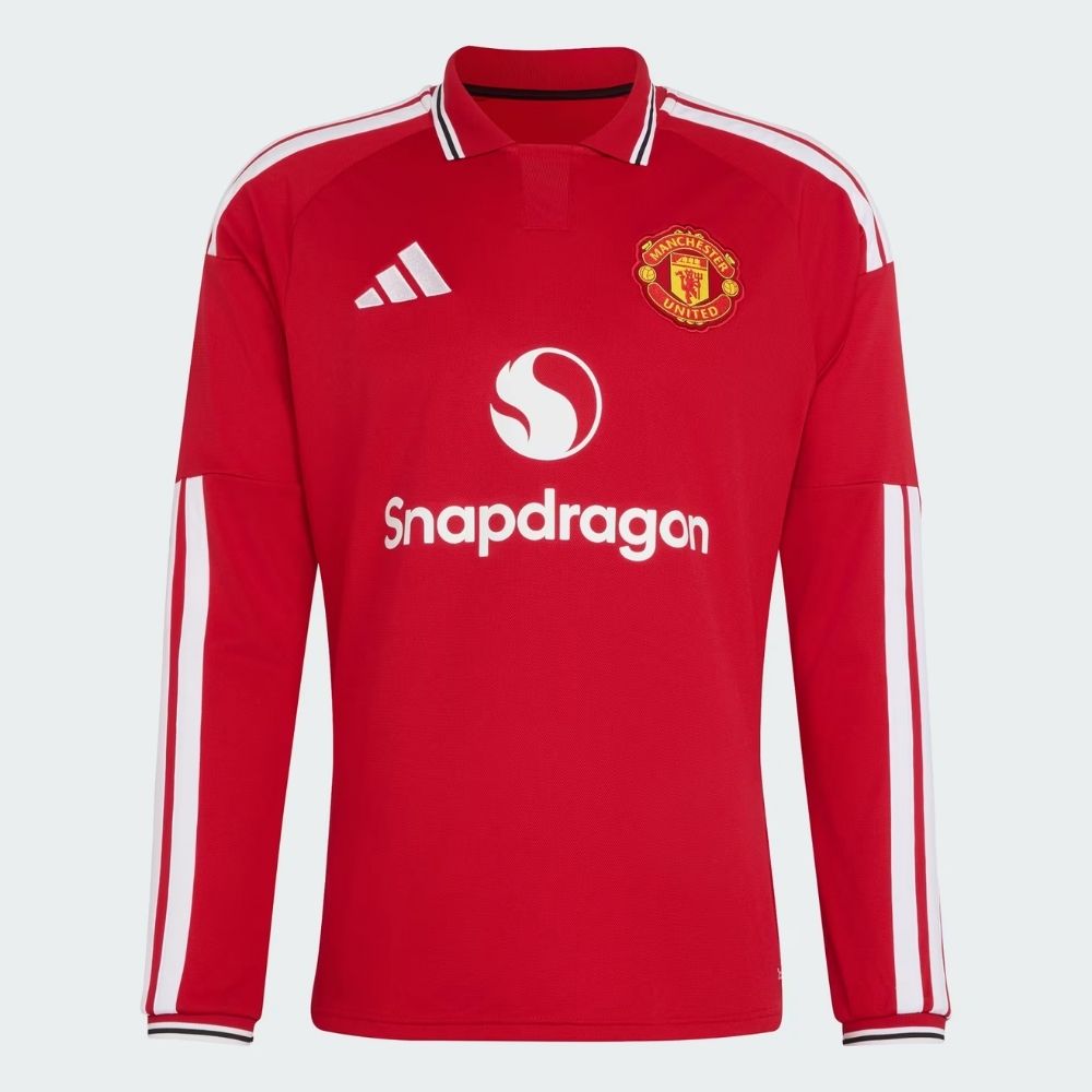 adidas Manchester United FC 26/27 Men's Home Replica Long-Sleeve Jersey