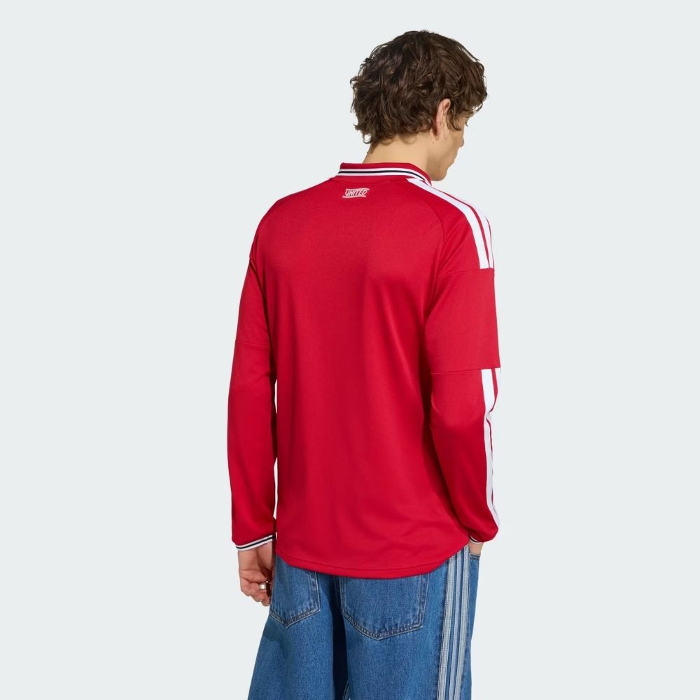 adidas Manchester United FC 26/27 Men's Home Replica Long-Sleeve Jersey