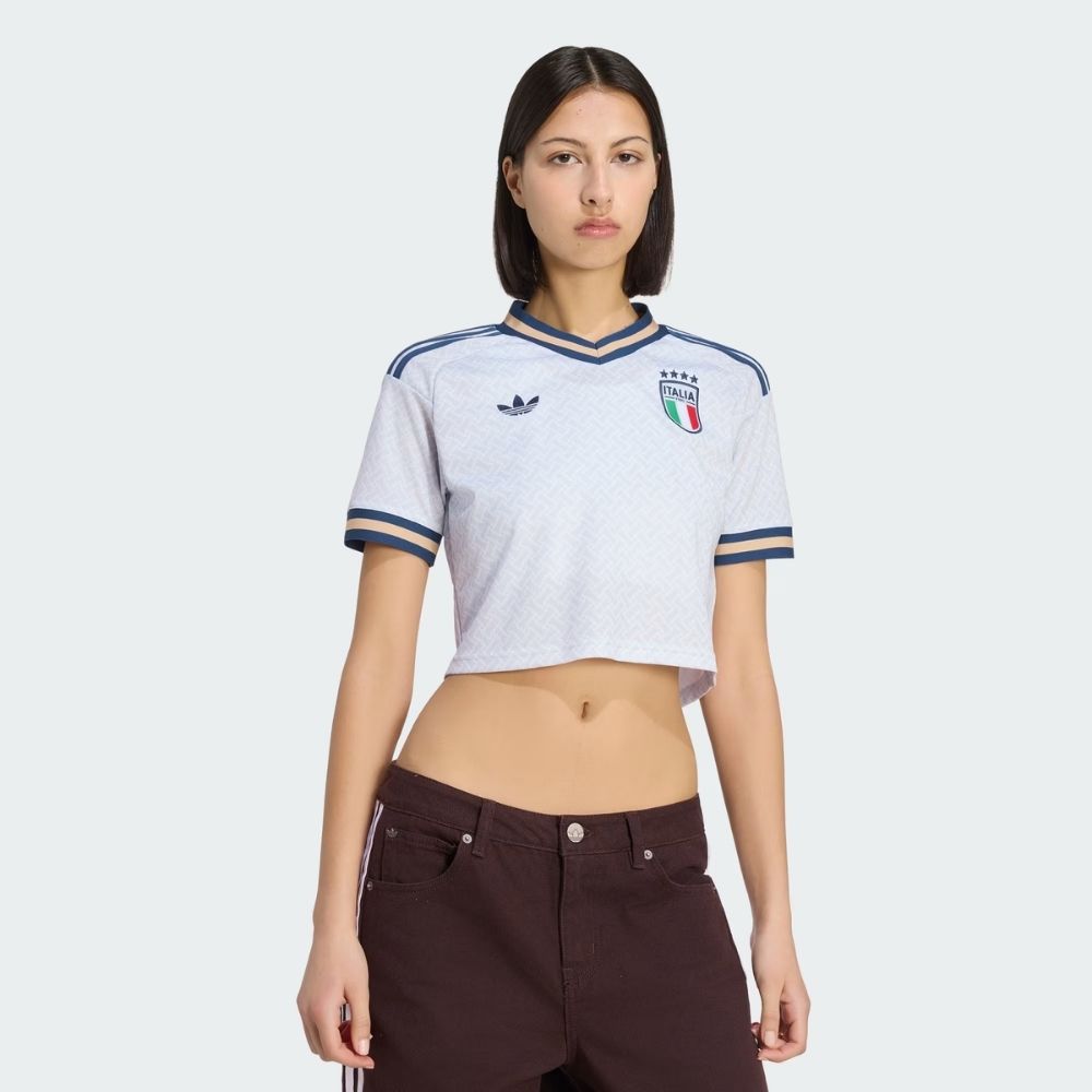 adidas FIGC Italy WC '26 Women's Cropped Away Jersey