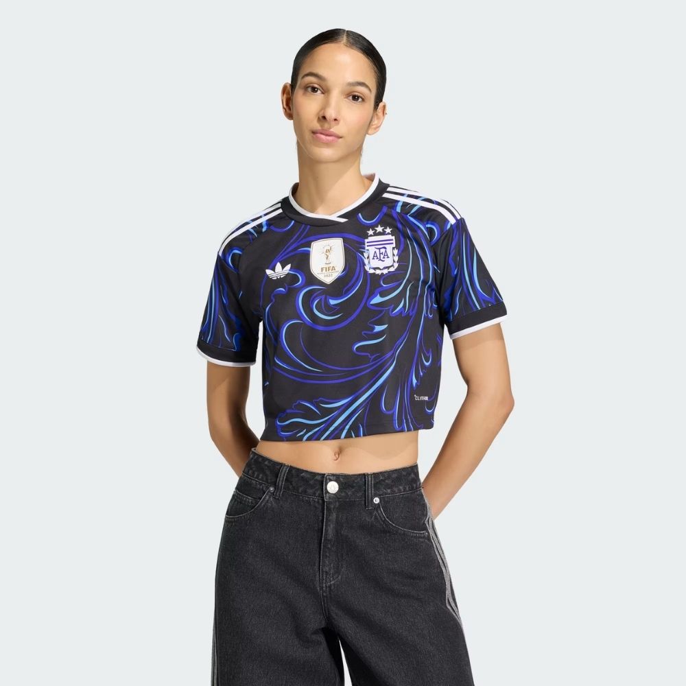 adidas AFA Argentina WC '26 Women's Away Cropped Jersey