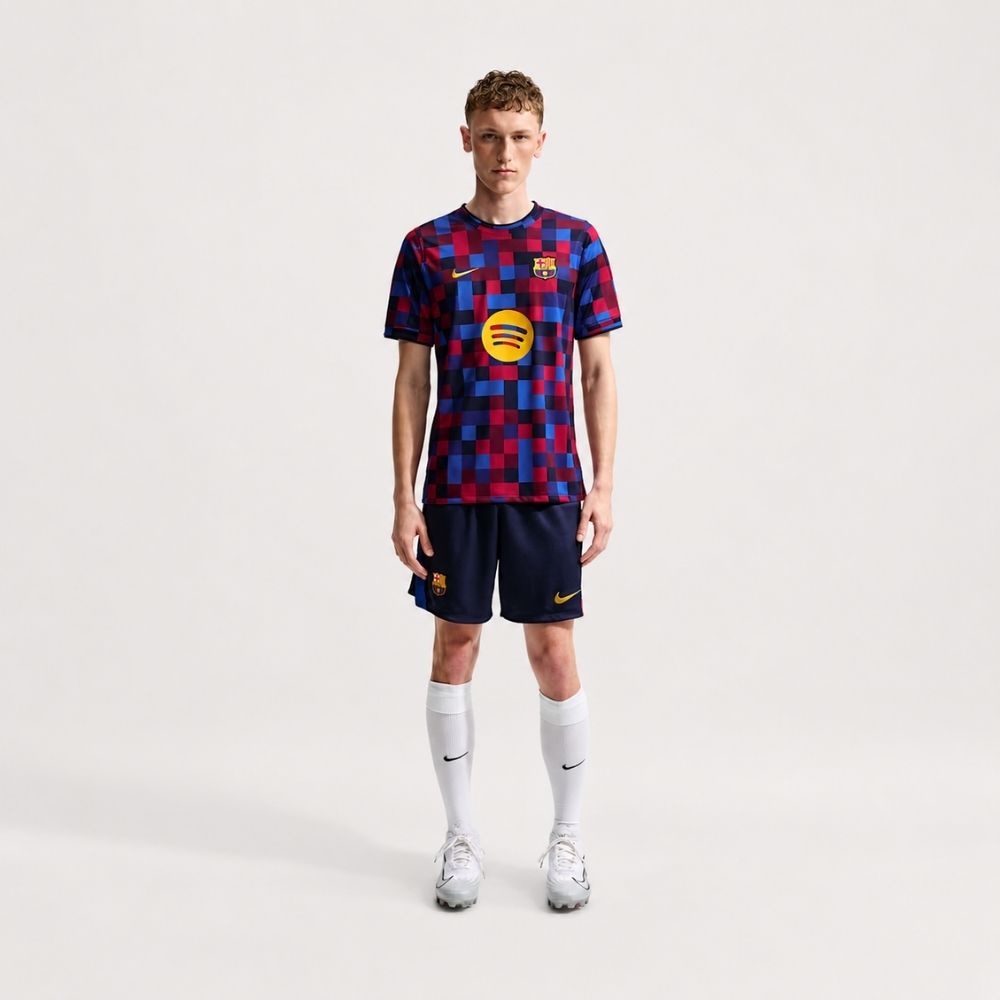 Nike FC Barcelona Home Pre-Match Men's Soccer Top