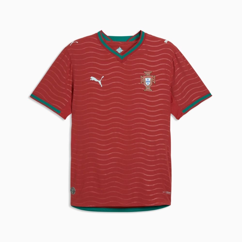 ビンテージ ブンデス ヴォルフスブルク ユニフォーム PUMA フットボール Puma FPF Portugal WC '26 Men's Authentic Home Jersey – Soccer Maxx