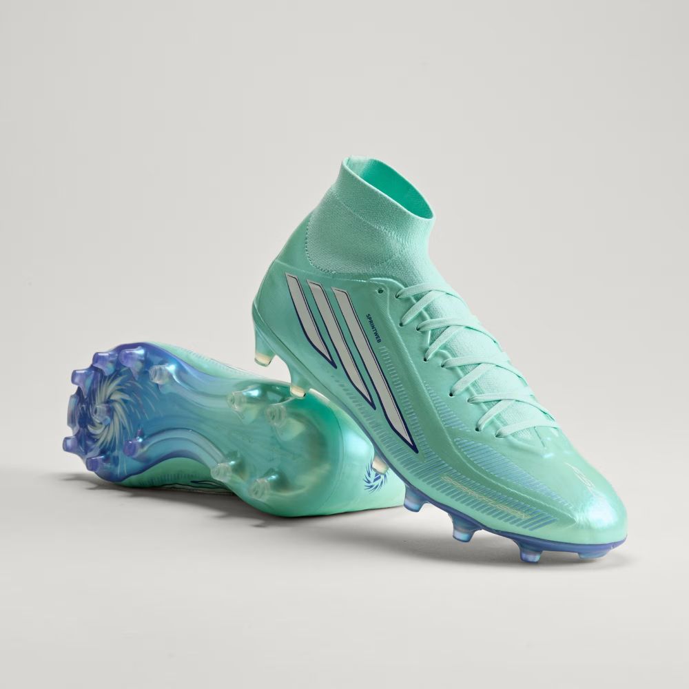 adidas F50 Sparkfusion Pro Mid Cut Firm-Ground/Artificial Grass Soccer Cleats
