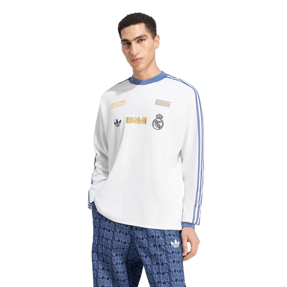 adidas Real Madrid Men's LFSTLR Long-Sleeved Jersey