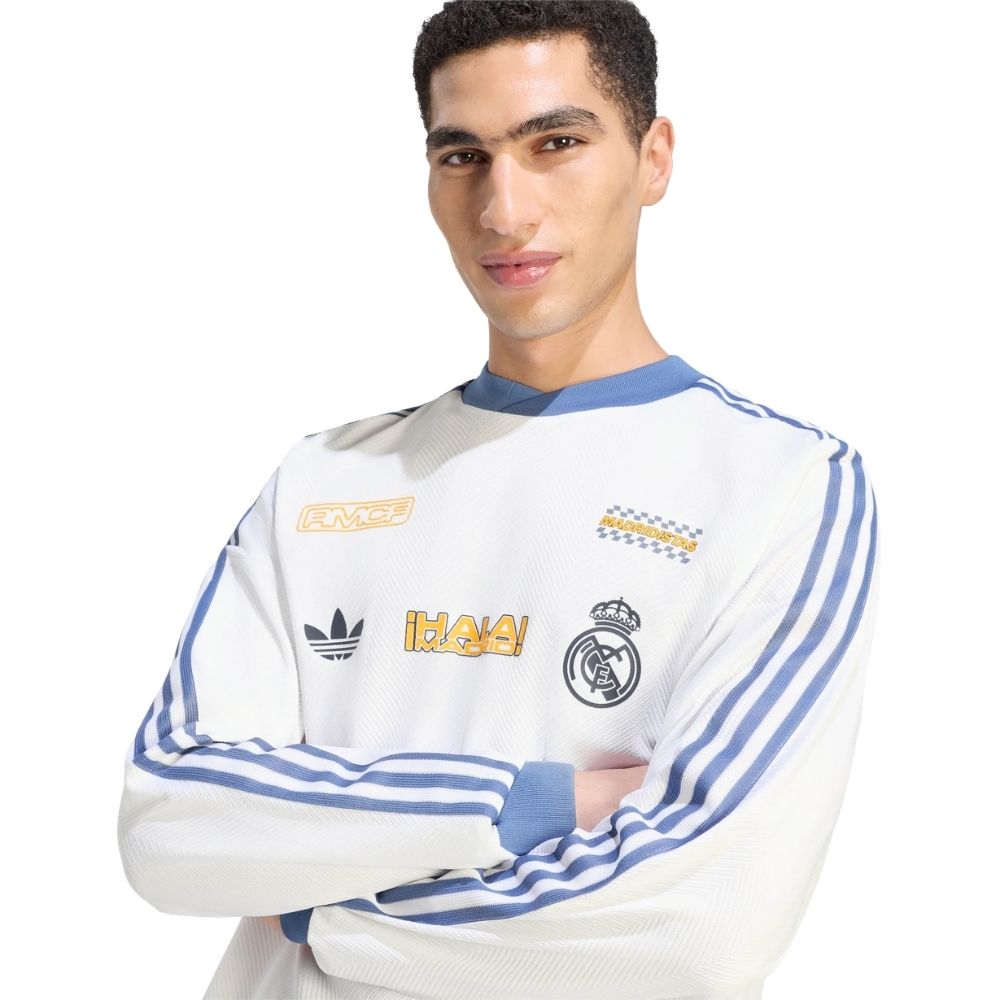 adidas Real Madrid Men's LFSTLR Long-Sleeved Jersey