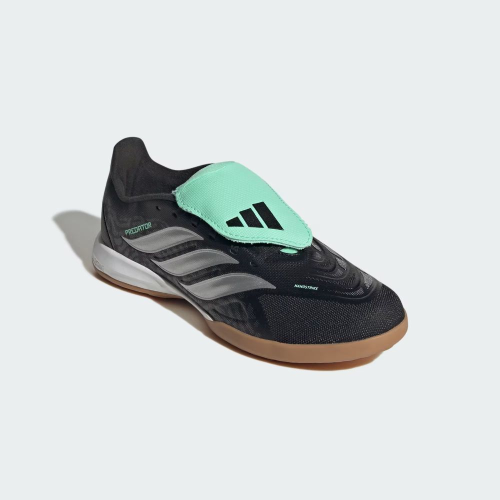 adidas Junior Predator League Fold-Over Tongue Indoor Soccer Shoes