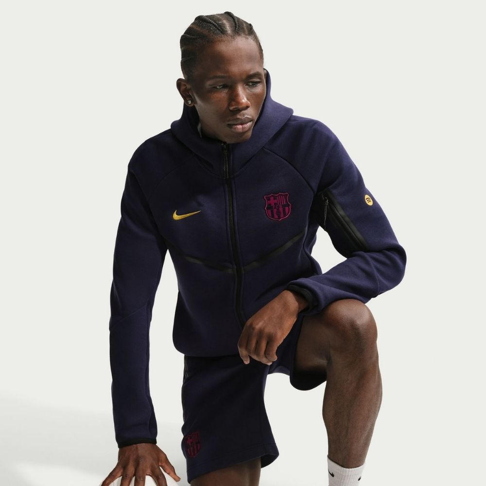 Nike FC Barcelona Tech Fleece Windrunner Men's Full-Zip Hoodie