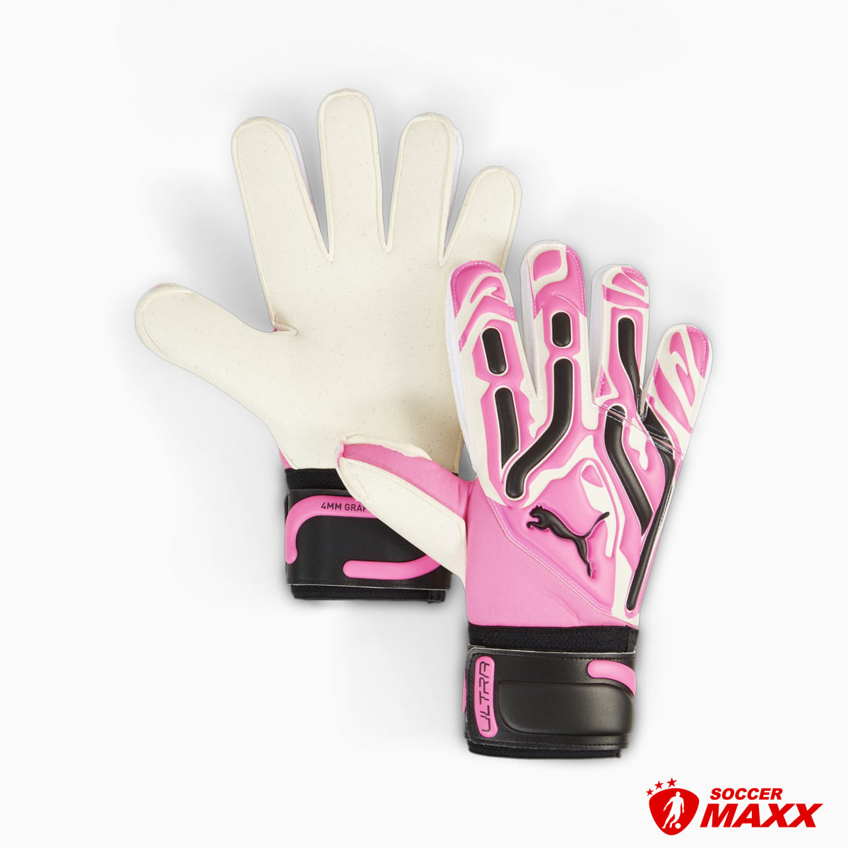 Puma Ultra Pro Protect RC Goalkeeper Glove Poison Pink White Black 9