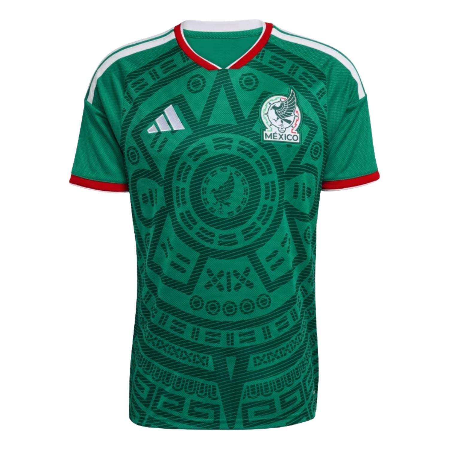 サッカー　ゲームシャツ　　ユニホーム　FMF レア　メキシコ adidas FMF Mexico WC '26 Men's Replica Home Jersey – Soccer Maxx